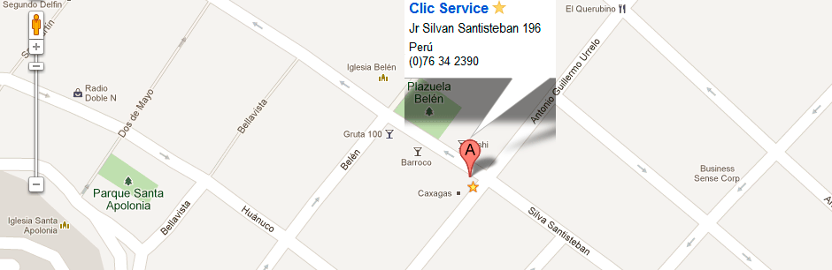 Localizacion Clic Service google maps